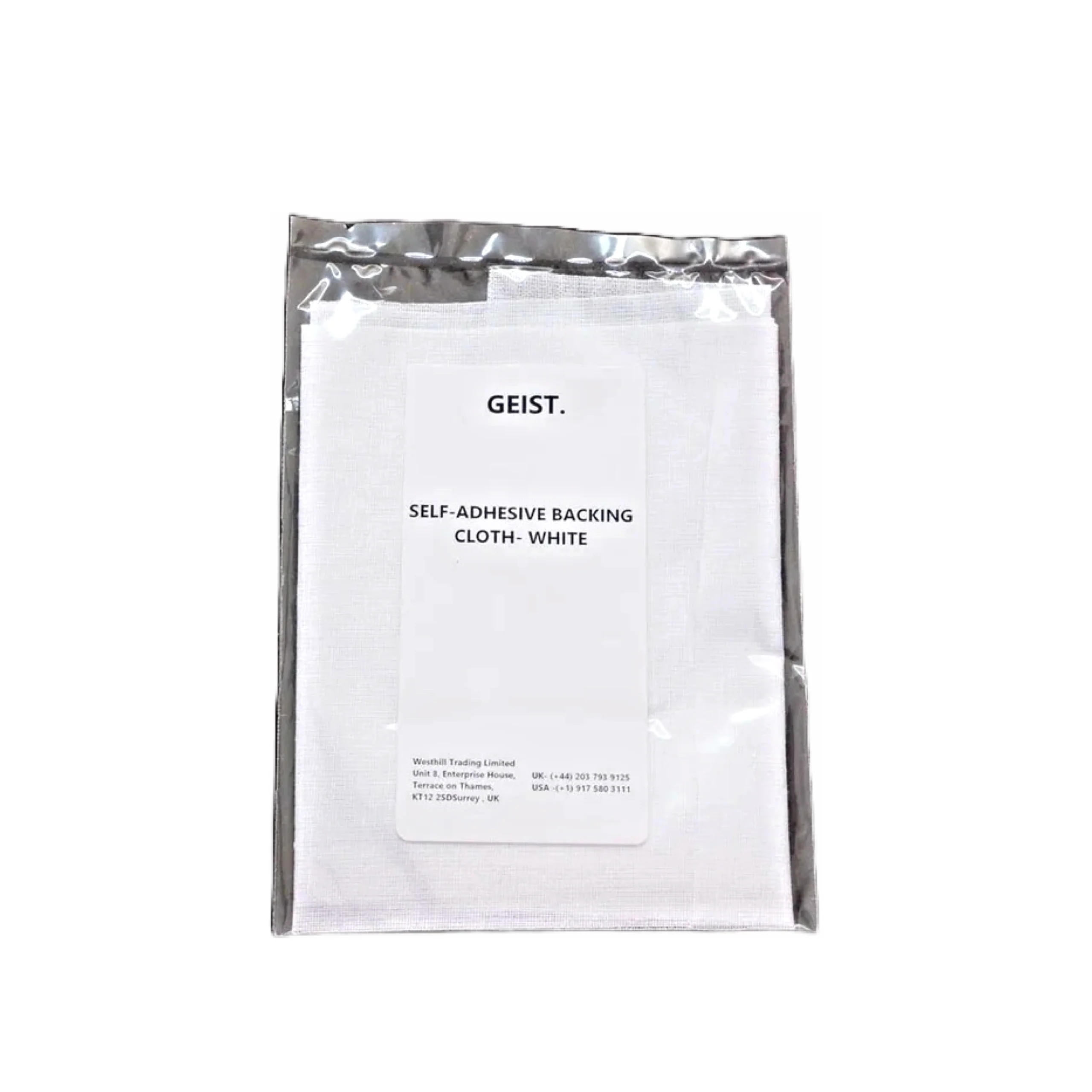 Geist. Self-adhesive Backing Cloth