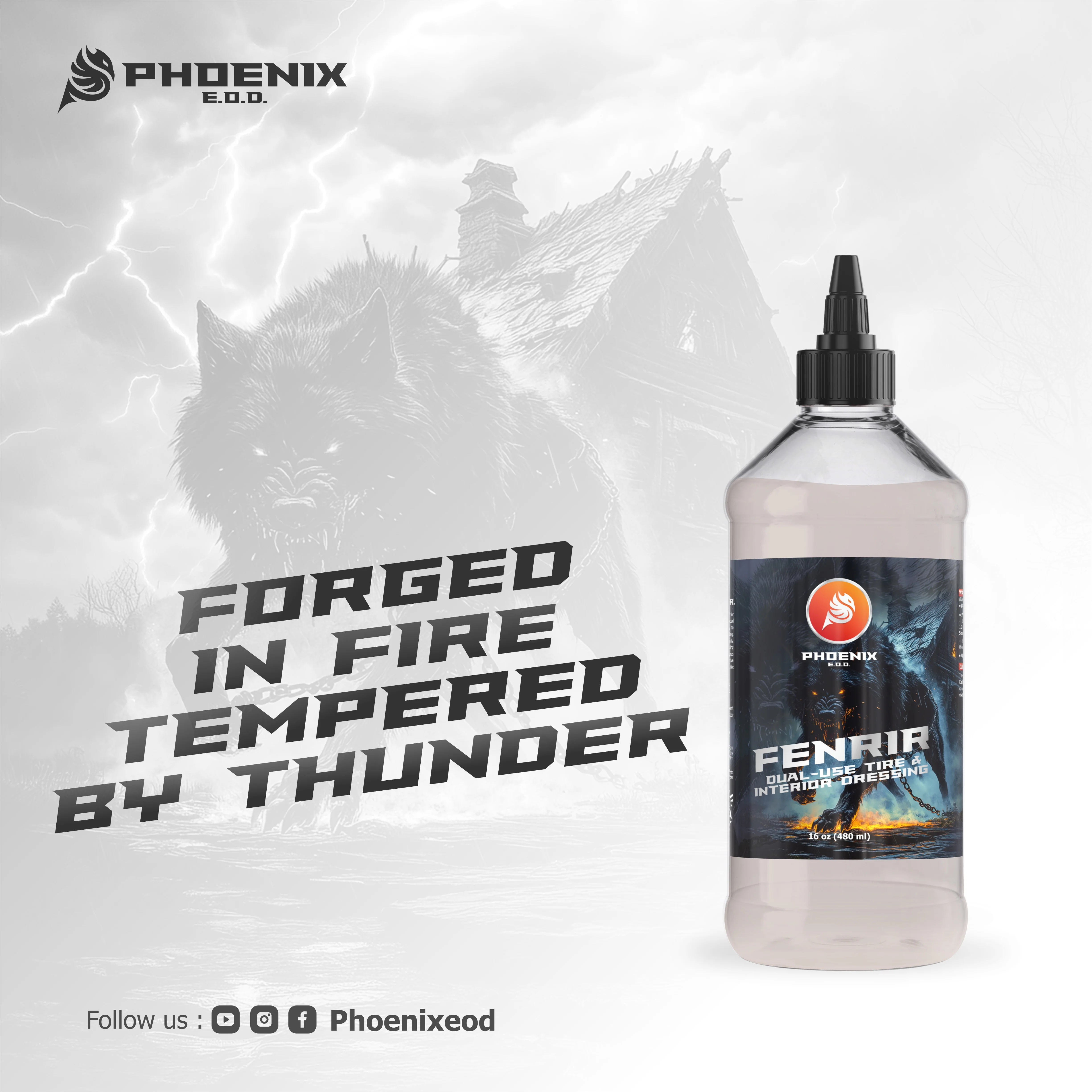 Phoenix E.O.D Fenrir Dual Action Tire & Interior Dressing - Image 5
