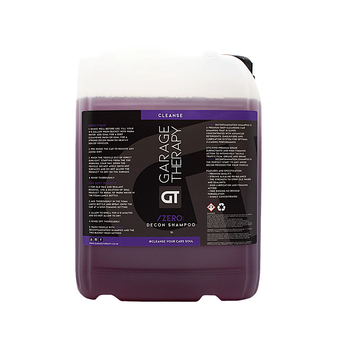 Garage Therapy /ZERO: Decon Shampoo - Image 3